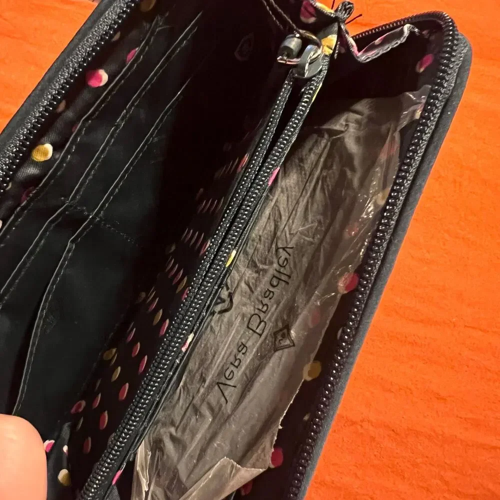 Vera Bradley RFID Georgia Zip Around Accordion Wallet-Falling Brand New - Picture 5 of 5